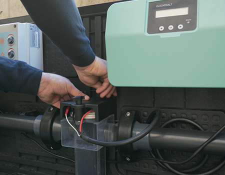 Stand-alone chlorinator installation BSV QuickSalt