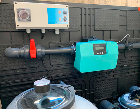 Thanks to the possibility of a compact installation, this equipment is the most suitable for installation in sheds or rooms with limited space.