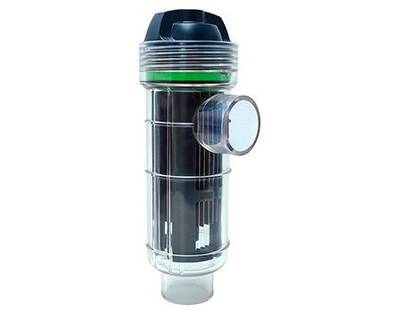 Self-cleaning cell with 35 g/h of chlorine production.