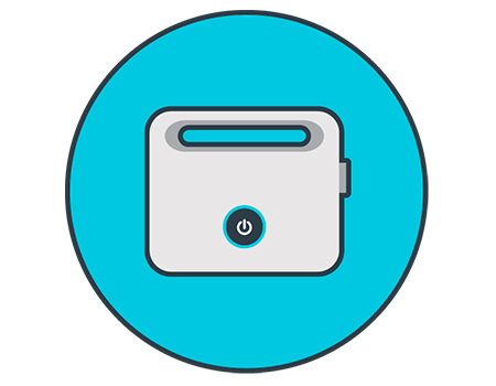 The Dolphin Carrera robot has an energy-efficient power supply and is easy to use: just press a button to start the cleaner.