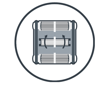 The Dolphin M 600 robot pool cleaner features a third brush on the bottom to help provide greater cleaning capacity.