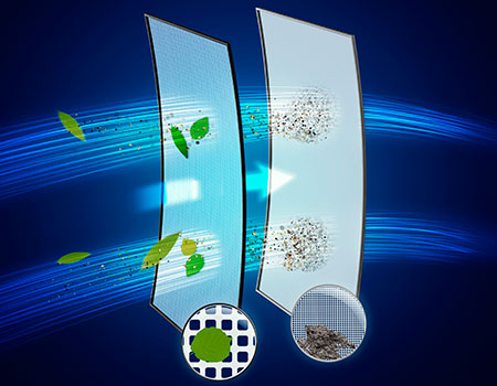 Progressive dual-level filtration with 150 and 60 microns respectively for higher and better debris retention.