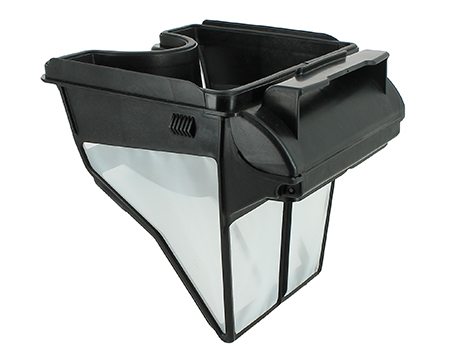 Progressive dual-level filtration with 150 and 60 microns respectively for higher and better debris retention.