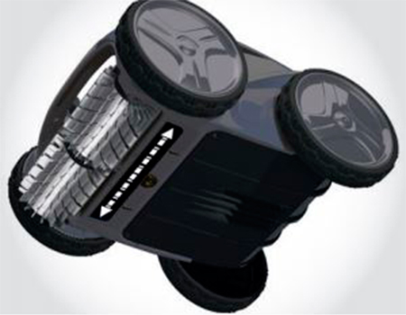 The ZODIAC OV 5200 4WD has an extra wide suction nozzle, which allows for a higher suction capacity